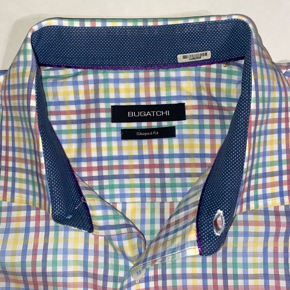 Bugatchi Men’s button down shaped fit - size medium - Picture 3 of 5
